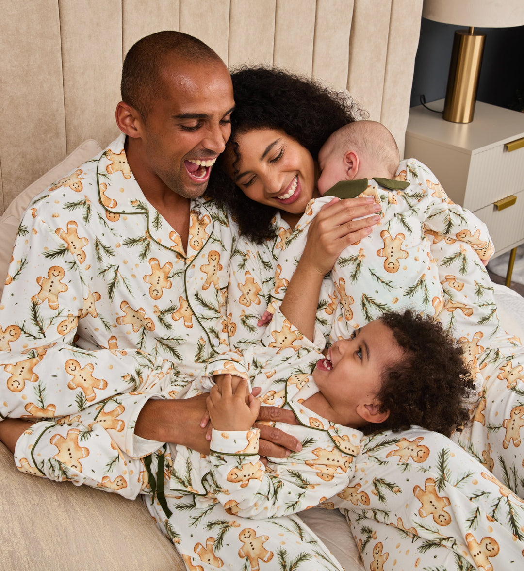 GUMDROP BUTTONS - Men's Two Piece Long Matching Pyjama Set