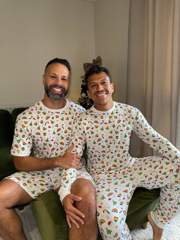 A CHRISTMAS FULL OF PRIDE - Men's Two Piece Short Matching Pyjama Set