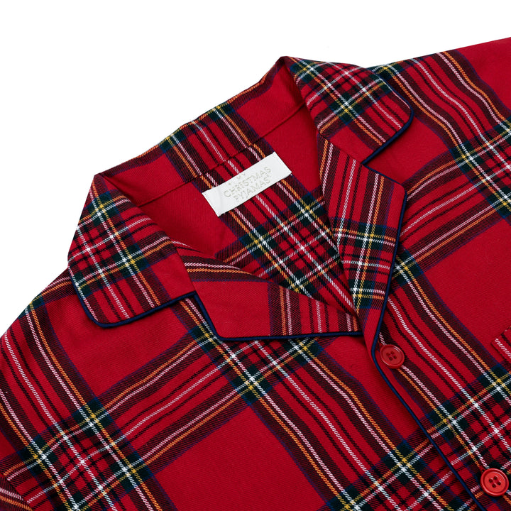 CHECK THE HALLS - Men's Two Piece Long Matching Pyjama Set