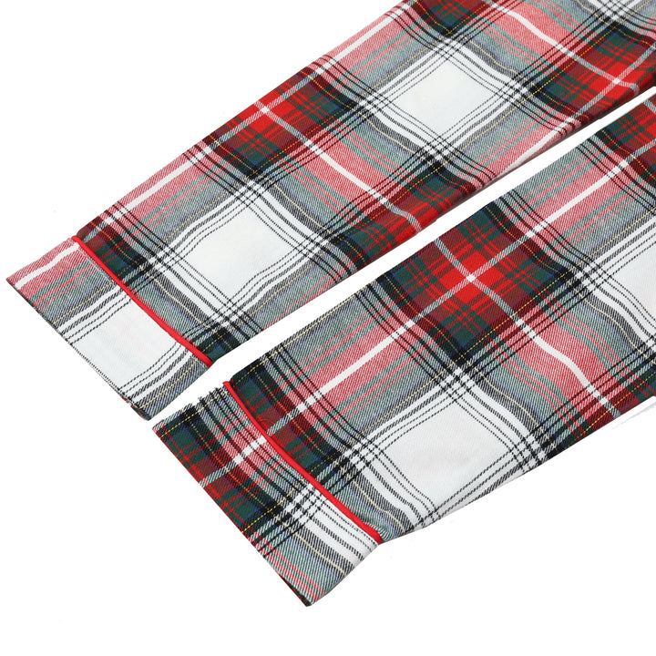 TIDINGS & TARTAN - Children's Two Piece Long Matching Pyjama Set