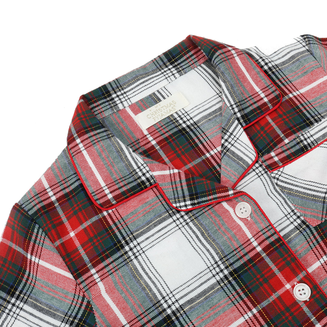 TIDINGS & TARTAN - Children's Two Piece Long Matching Pyjama Set
