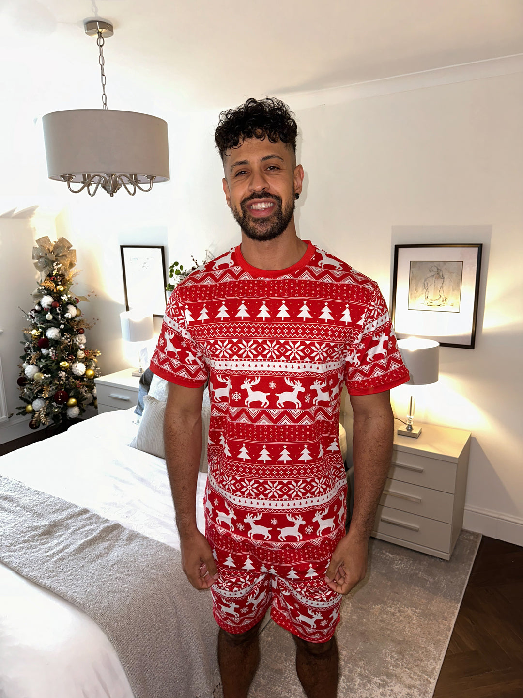 NATIVITY - Men's Two Piece Short Matching Pyjama Set