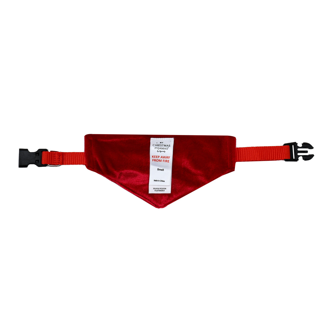 VELOUR ROUGE - Pet Matching Bandana