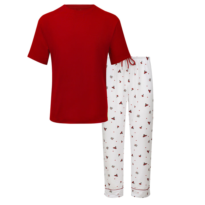 DRIVING HOME FOR CHRISTMAS - Men's Two Piece Long Matching Pyjama Set (Short Sleeve)