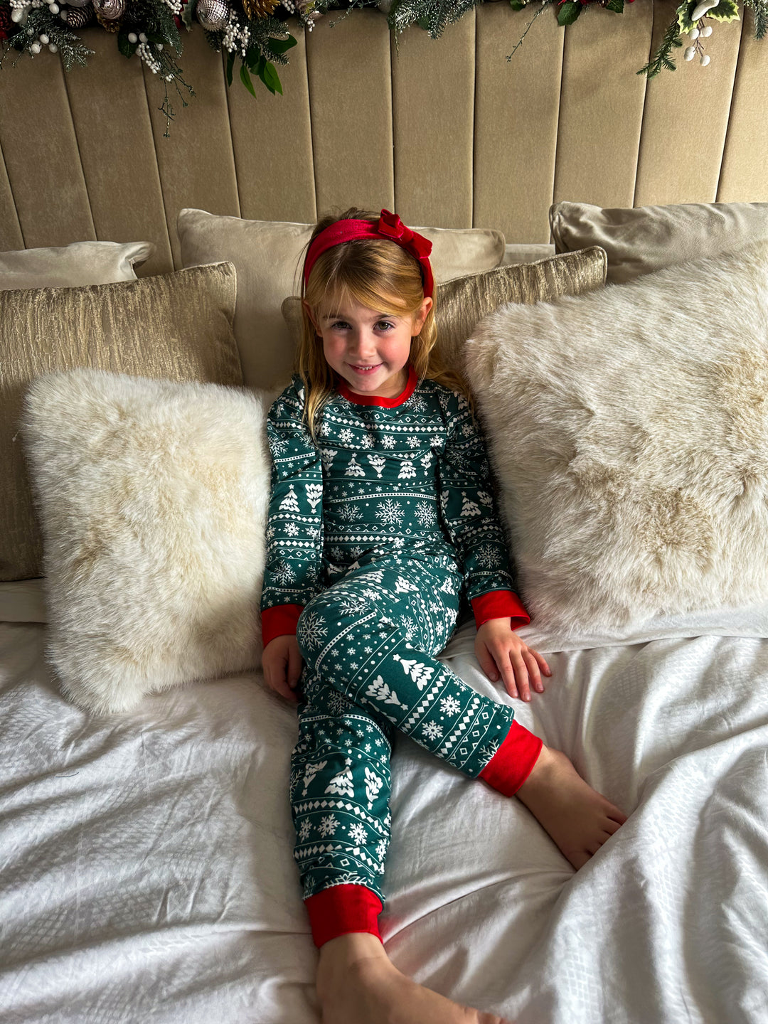 YULETIDE - Children's Two Piece Long Matching Pyjama Set