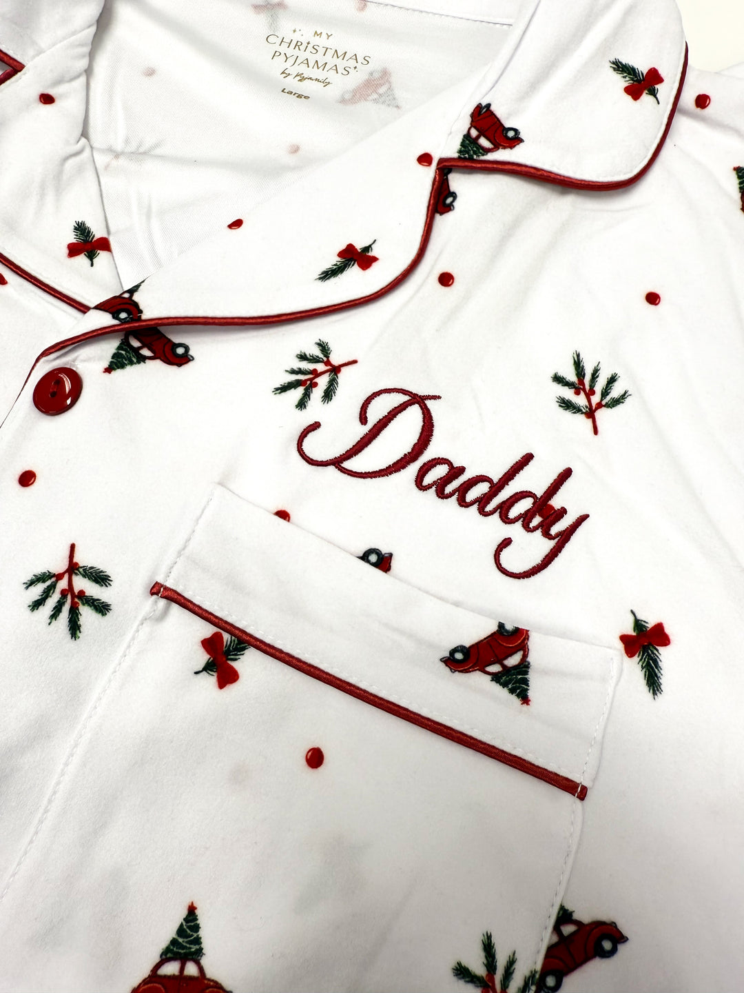 DRIVING HOME FOR CHRISTMAS - Men's Two Piece Long Matching Pyjama Set