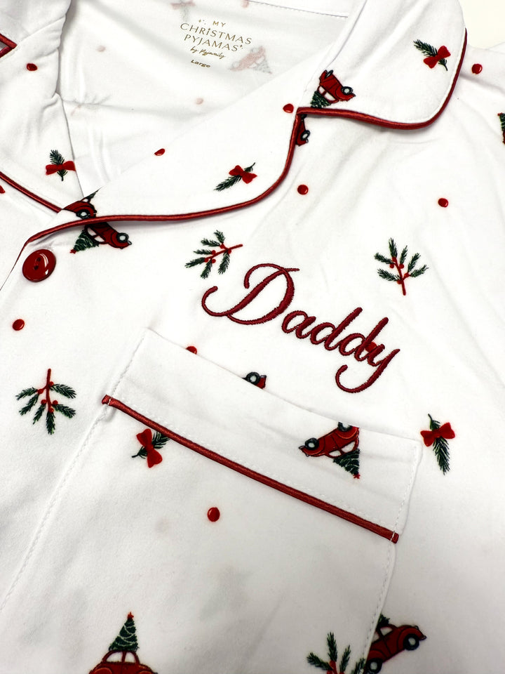 DRIVING HOME FOR CHRISTMAS - Men's Two Piece Long Matching Pyjama Set