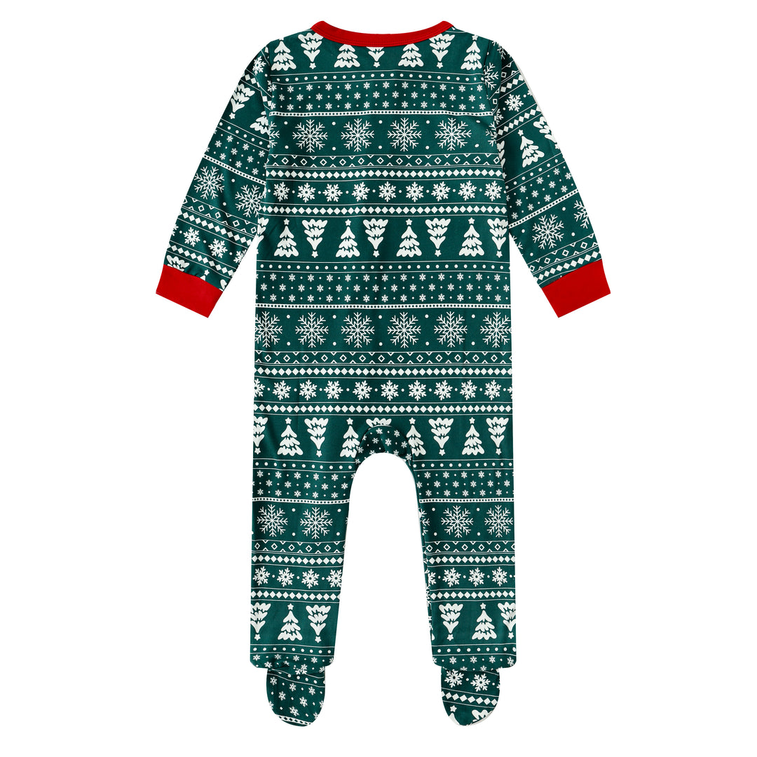 YULETIDE - Baby's One Piece Matching Pyjama Sleepsuit