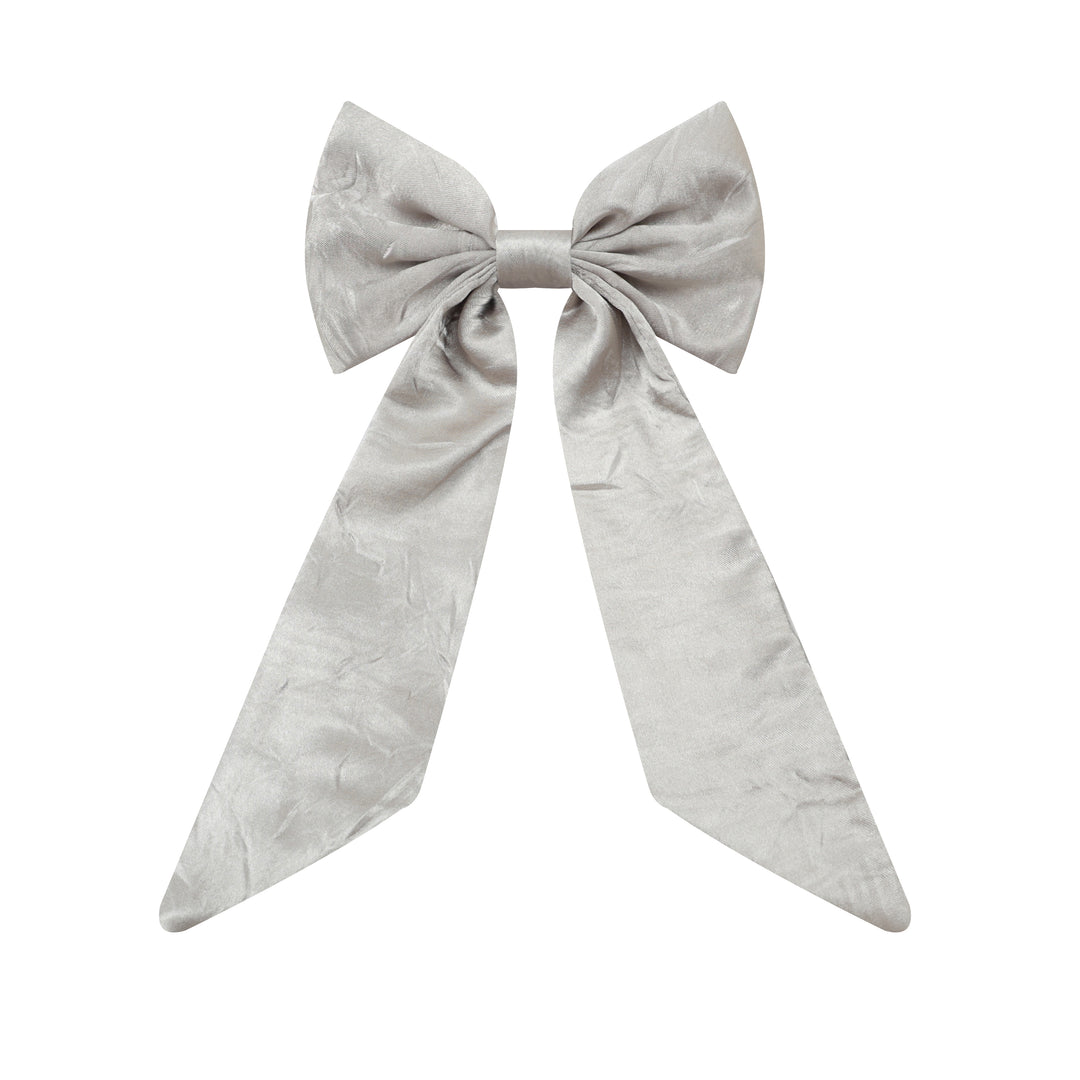 SILVER BELLS - Satin Matching Hair Bow