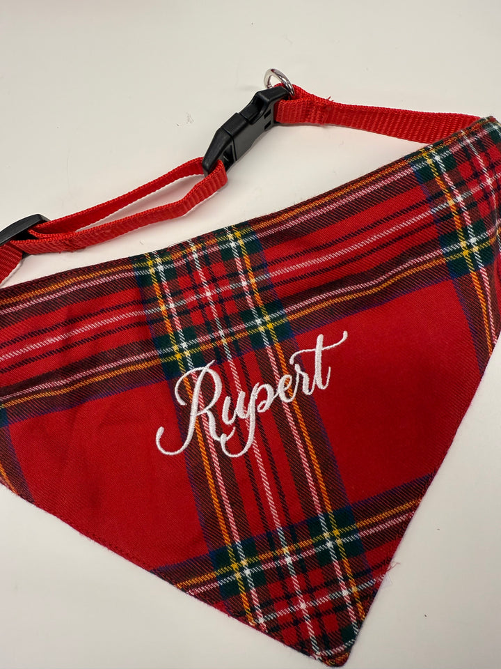 CHECK THE HALLS - Pet Matching Bandana