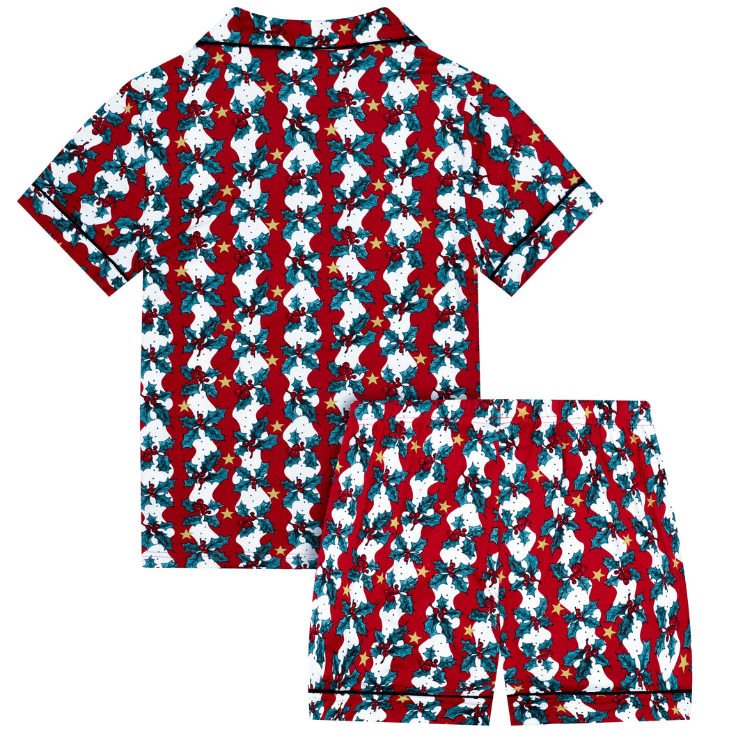 MISTLETOE & WINE - Women's Two Piece Short Matching Pyjama Set