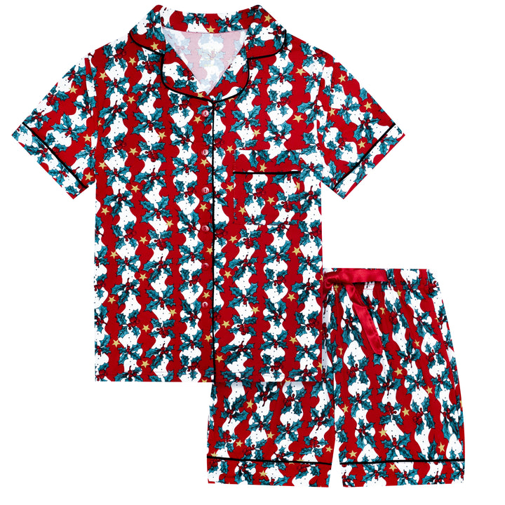 MISTLETOE & WINE - Women's Two Piece Short Matching Pyjama Set