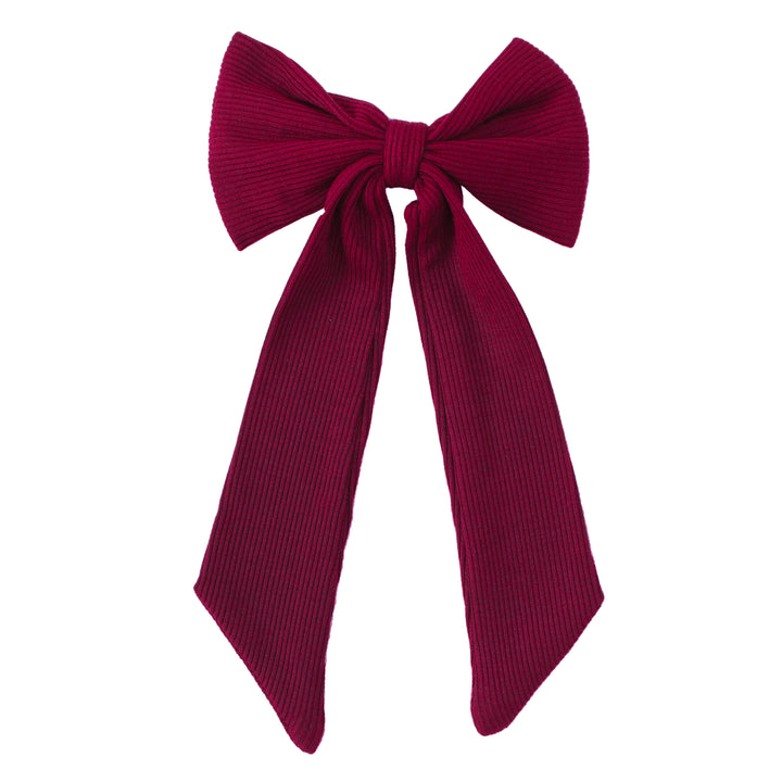 MIDNIGHT JEWEL (RICH BURGUNDY) - Matching Hair Bow