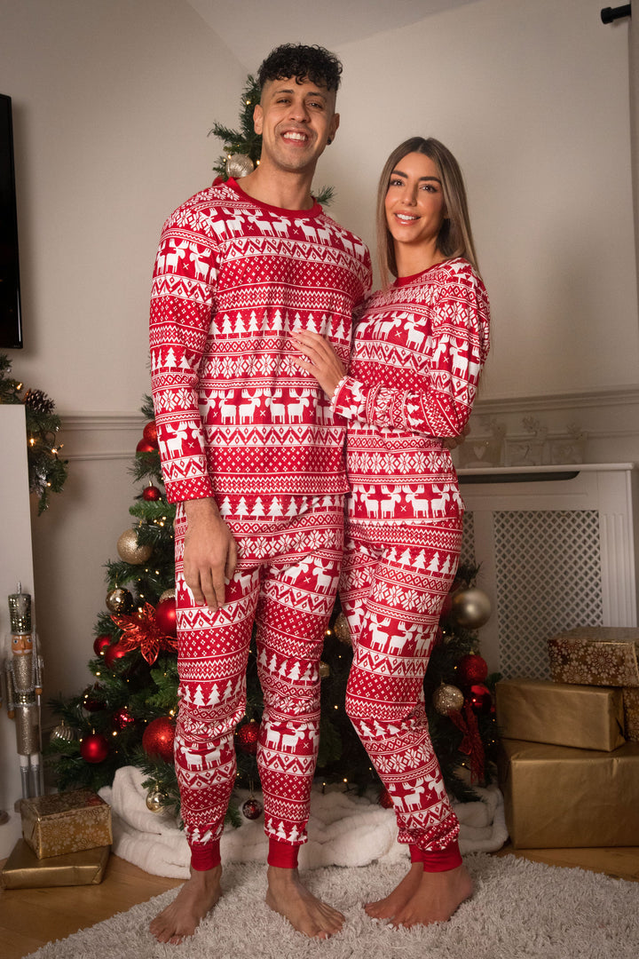 NATIVITY (2023) - Women's Two Piece Red Matching Pyjama Set