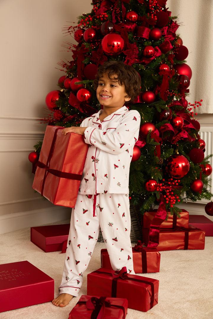 DRIVING HOME FOR CHRISTMAS - Children's Two Piece Long Matching Pyjama Set