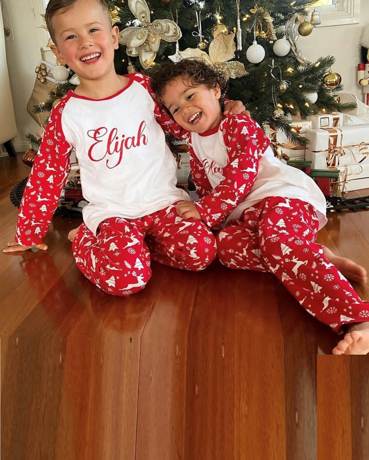 Personalised christmas jammies sale