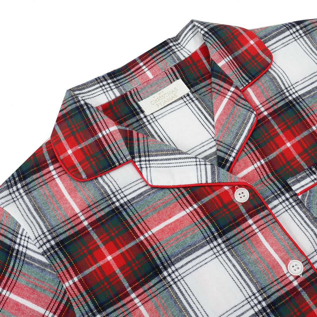 TIDINGS & TARTAN - Women's Two Piece Long Matching Pyjama Set