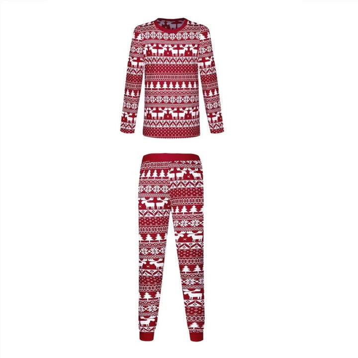 NATIVITY (2023) - Men's Two Piece Red Matching Pyjama Set