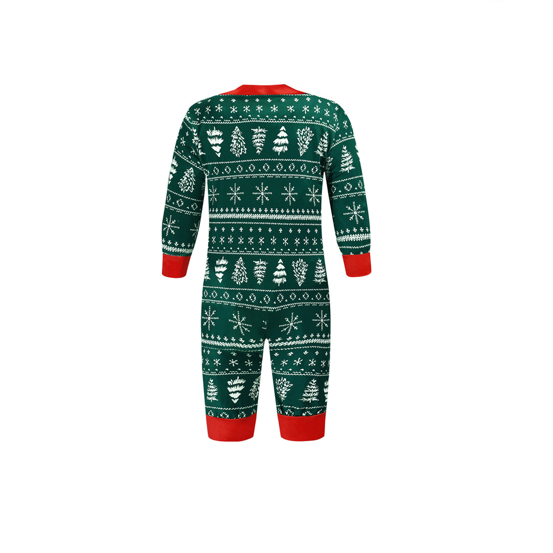 YULETIDE (2023) - Baby's One Piece Green Matching Pyjama Set