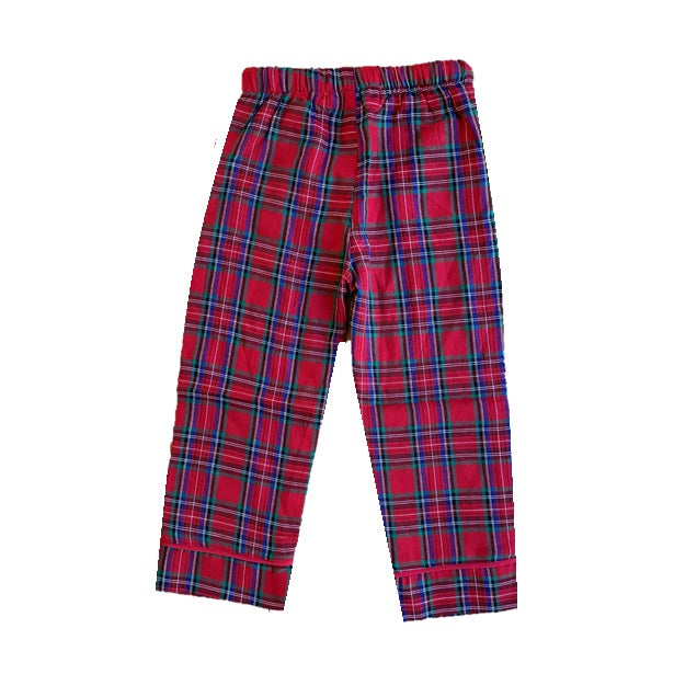 PERFECTLY PLAID (Luxury Range) - Children's Two Piece Red Long Matching Pyjama Set