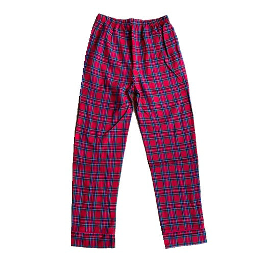 PERFECTLY PLAID (Luxury Range) - Women's Two Piece Red Long Matching Pyjama Set