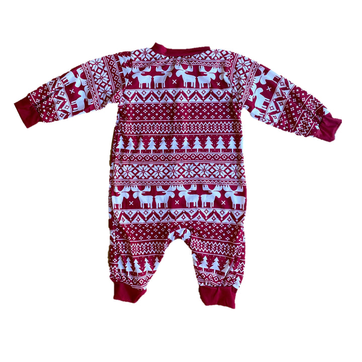 NATIVITY (2023) - Baby's One Piece Red Matching Pyjama Set