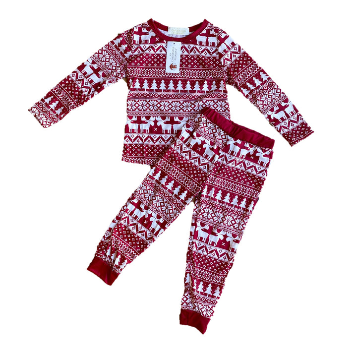 NATIVITY (2023) - Children's Two Piece Red Matching Pyjama Set