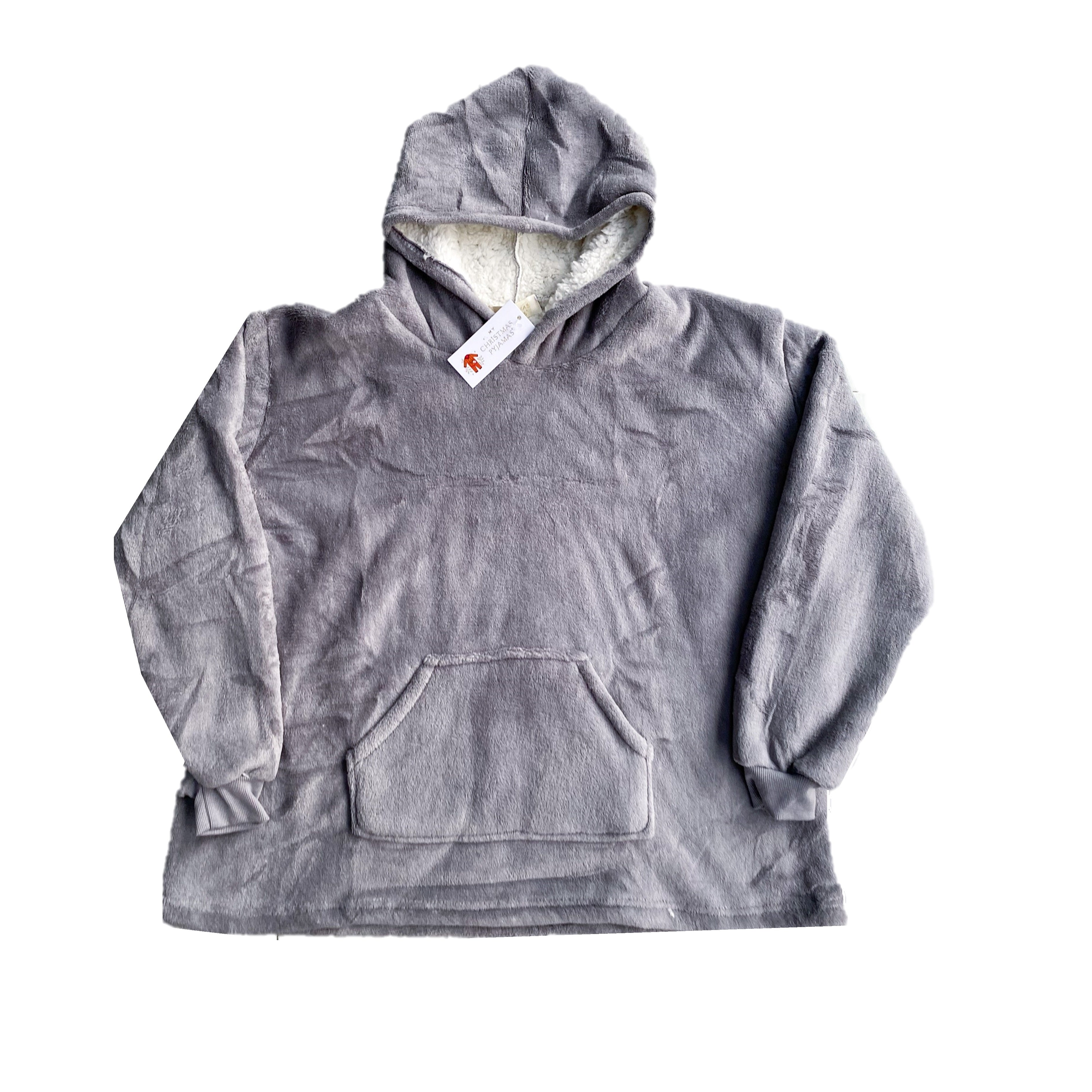 Sherpa grey pullover deals