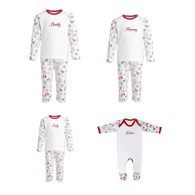 ENCHANTED SLOPES - Women's Two Piece Matching Pyjama Set *Option To Personalise!*