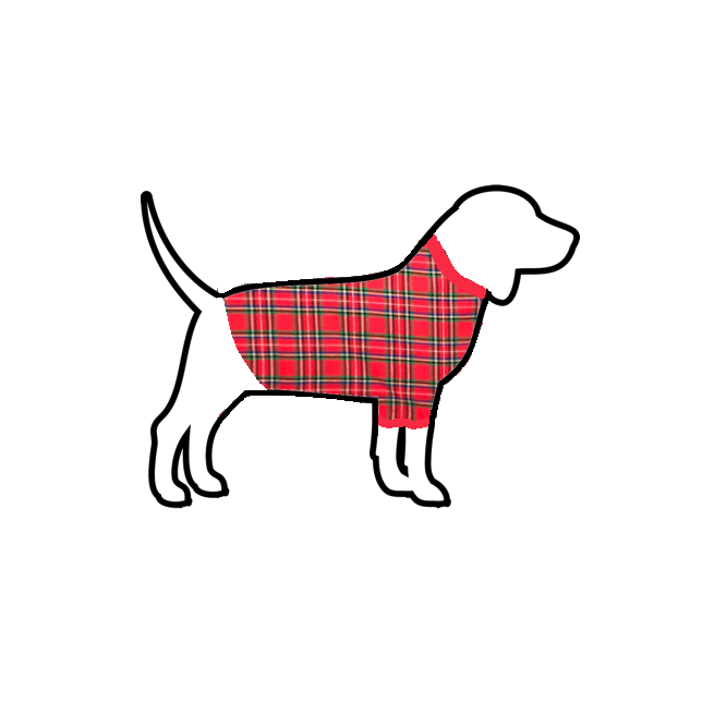 PERFECTLY PLAID (Luxury Range) - Pet One Piece Red Matching Pyjama Set