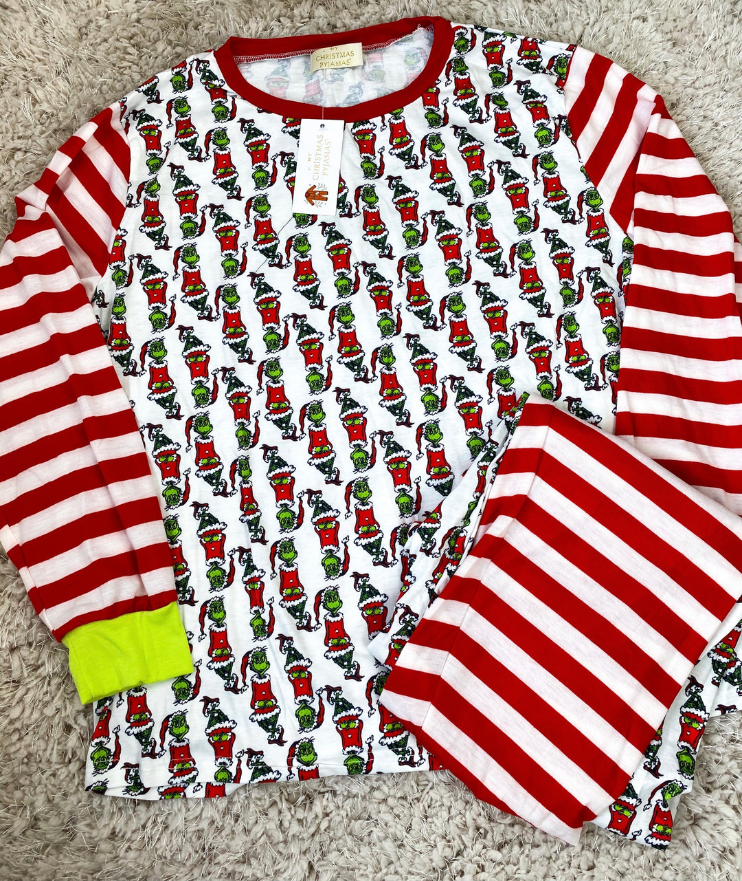 MERRY GRINCHMAS - Men's Two Piece Matching Pyjama Set