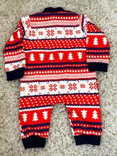 WINTER WONDERLAND (2020 STYLE) - Baby's One Piece Red Matching Pyjama Set