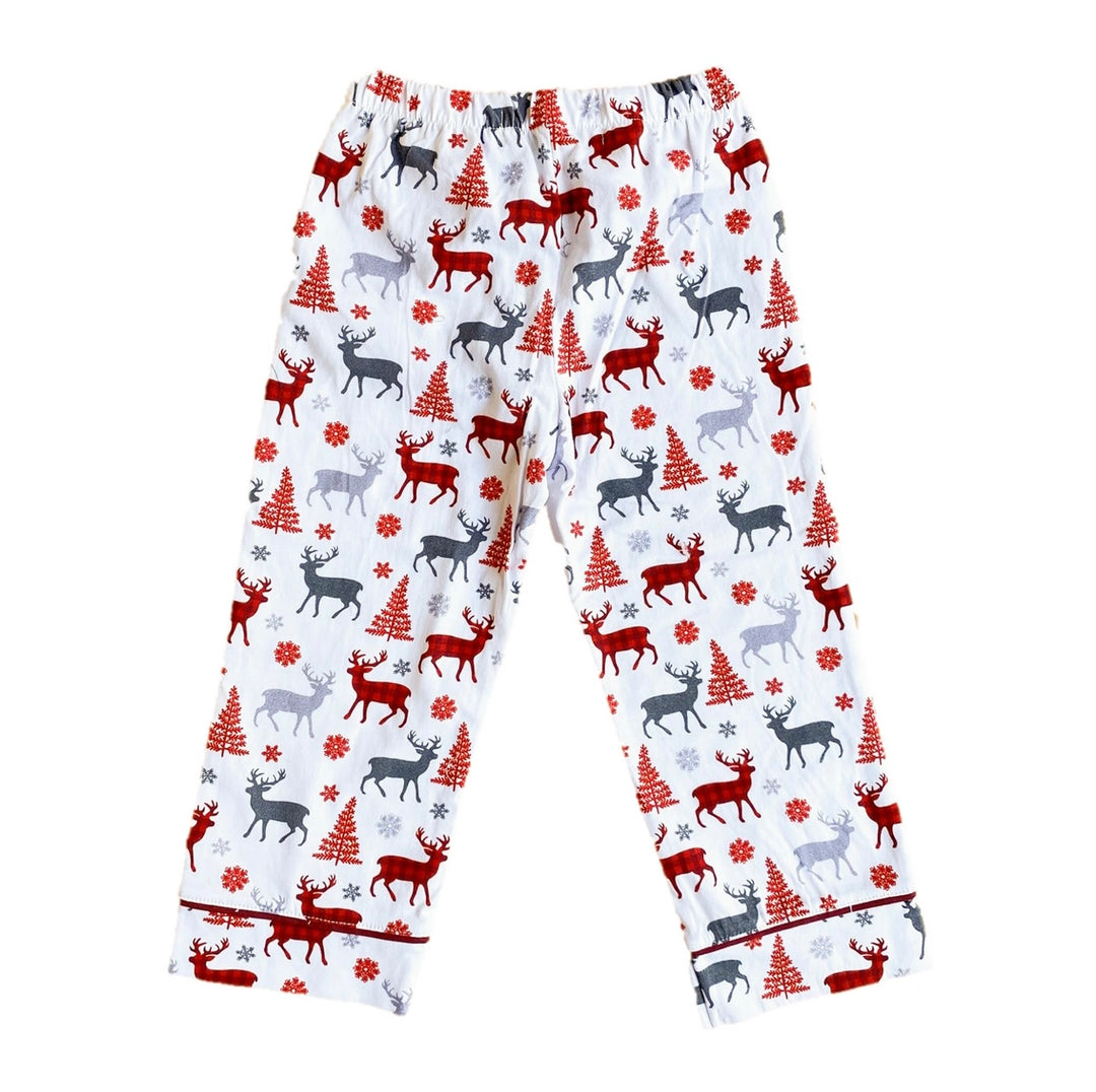 CHRISTMAS KISSES (2023) - Children's Two Piece Red Long Matching Pyjama Set