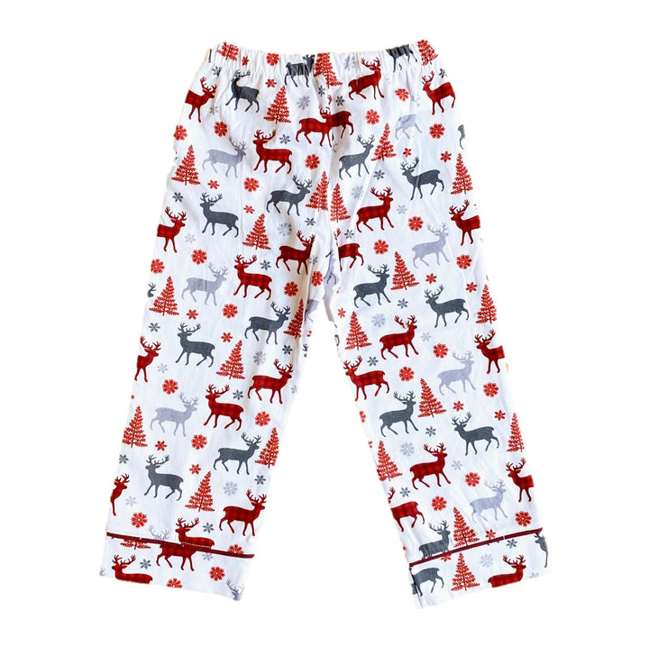 (FAULTY) CHRISTMAS KISSES - Children's Two Piece Red Long Matching Pyjama Set