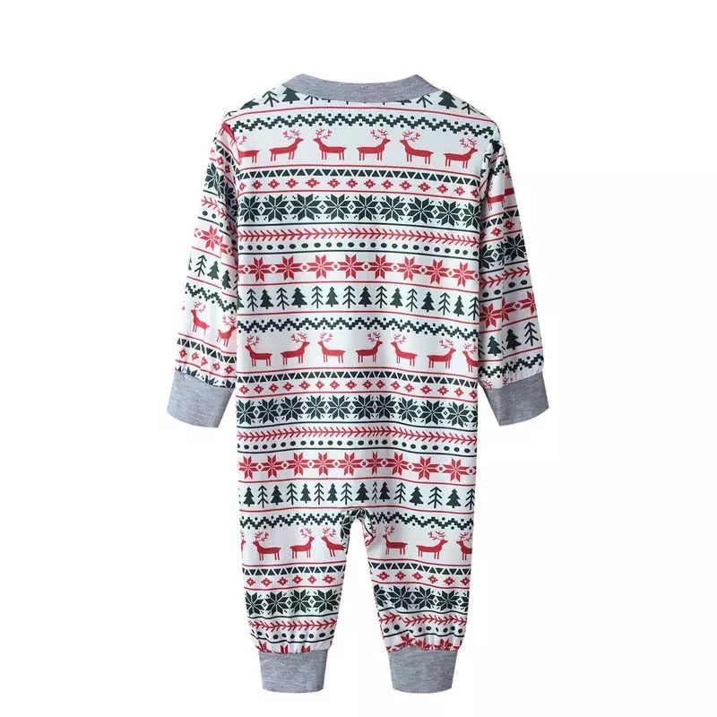 HAPPY HOLIDAYS - Baby's One Piece Matching Pyjama Set