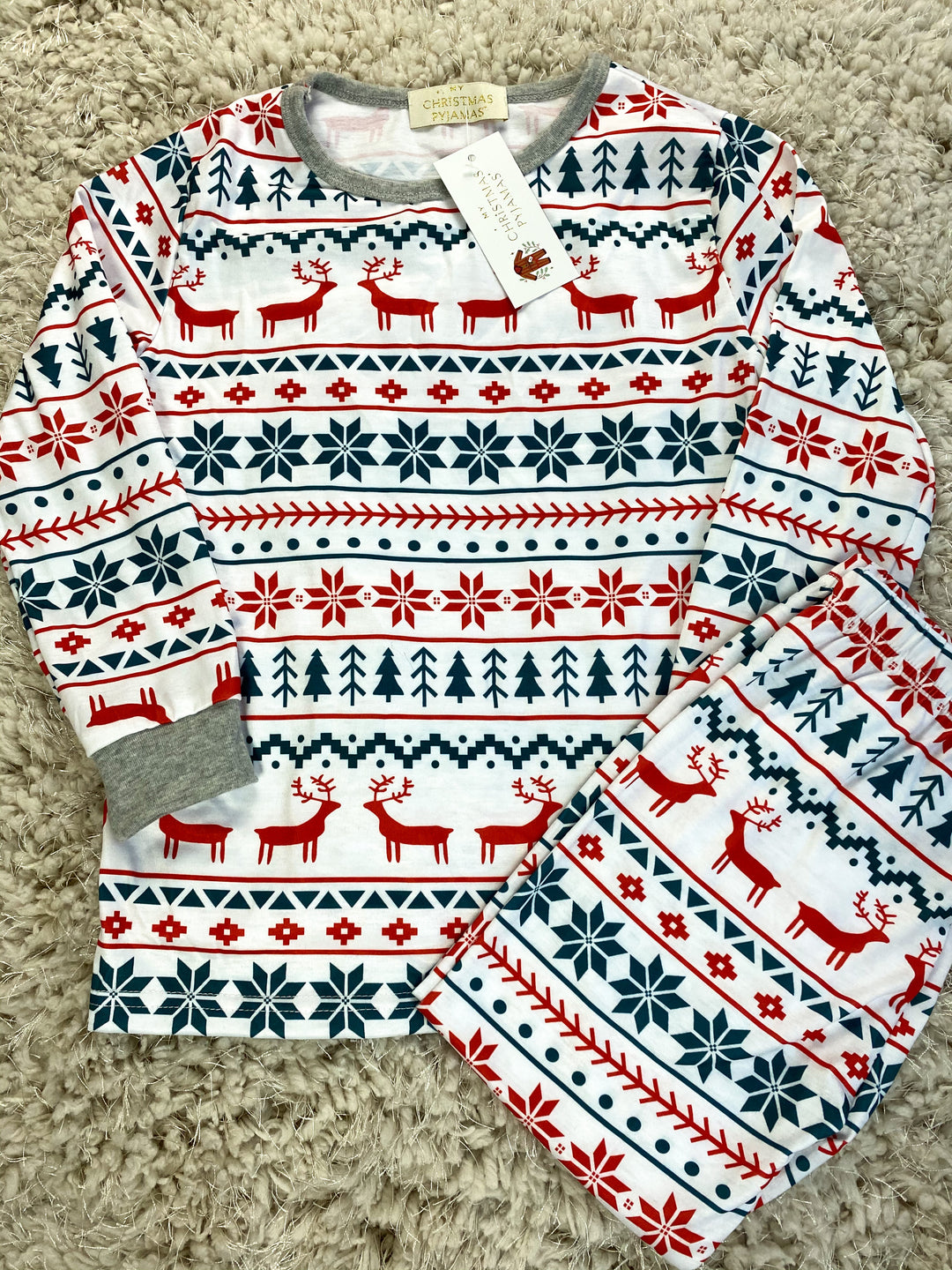 HAPPY HOLIDAYS - Children's Two Piece Matching Pyjama Set