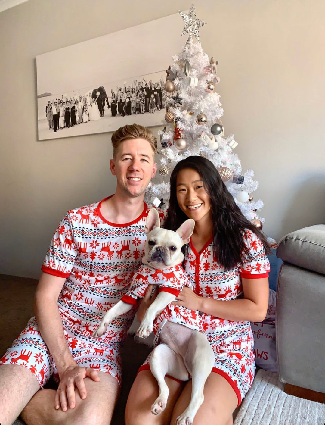 RUDOLPH - PET One Piece Matching Pyjamas