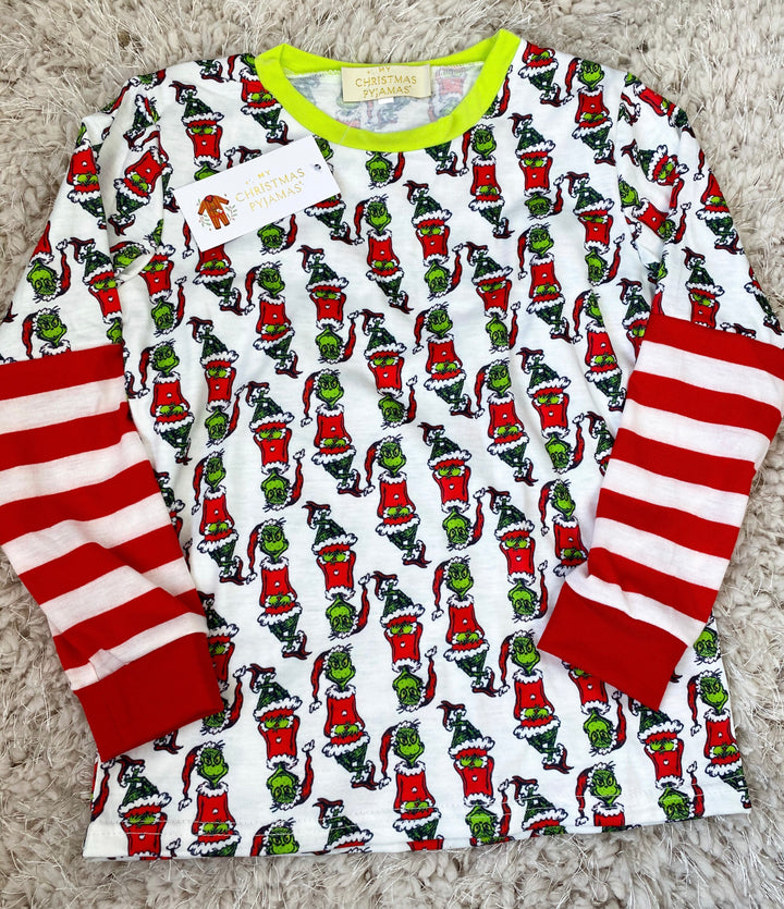 MERRY GRINCHMAS - Children's Two Piece Matching Pyjama Set