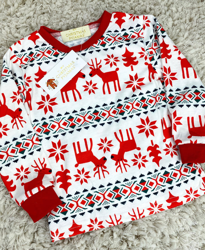 RUDOLPH - Children's Two Piece Matching Pyjama Set