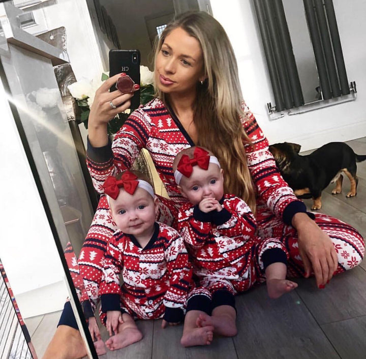 WINTER WONDERLAND -  Baby's One Piece Matching Pyjama Set