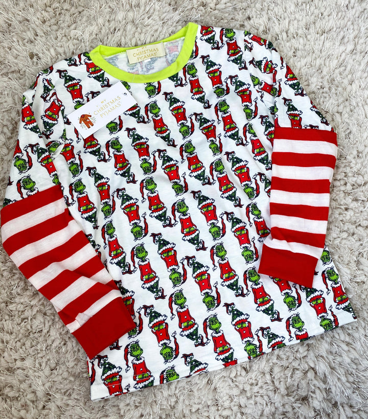 MERRY GRINCHMAS - Children's Two Piece Matching Pyjama Set