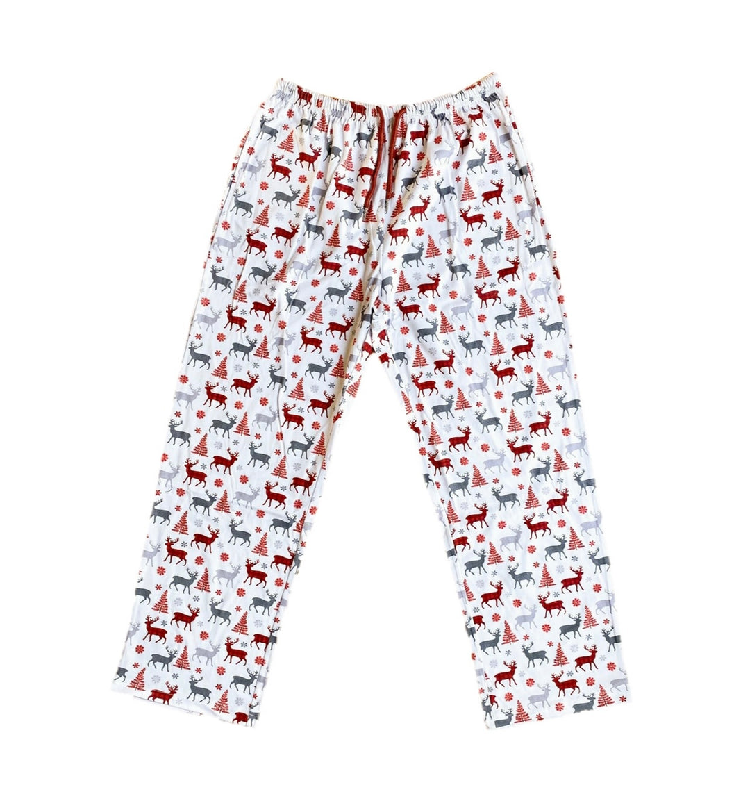 CHRISTMAS KISSES (2023) - Men's Two Piece Red Matching Pyjama Set