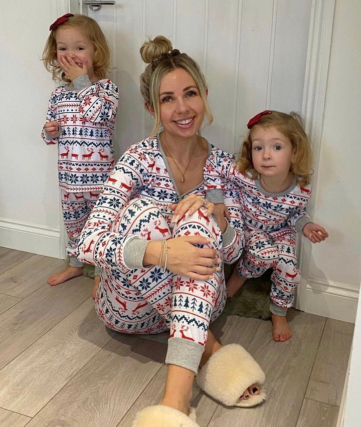 HAPPY HOLIDAYS - Baby's One Piece Matching Pyjama Set